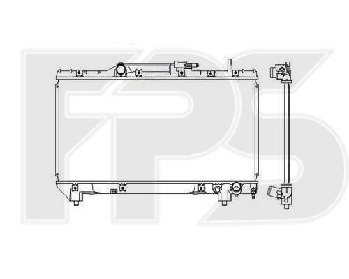 FPS FP 70 A520-X Radiator, engine cooling FP70A520X