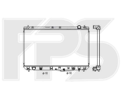 FPS FP 70 A1181-X Radiator, engine cooling FP70A1181X