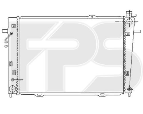 FPS FP 32 A665-X Radiator, engine cooling FP32A665X