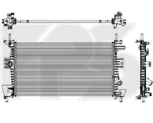 FPS FP 28 A853-X Radiator, engine cooling FP28A853X