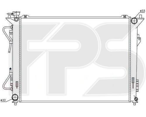 FPS FP 32 A1443-X Radiator, engine cooling FP32A1443X