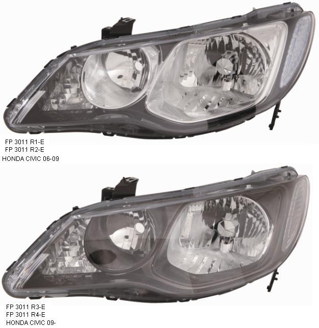 FPS FP 3011 R2-E Headlight right FP3011R2E
