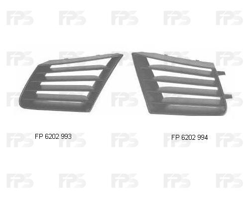 FPS FP 6202 994 Radiator grille right FP6202994