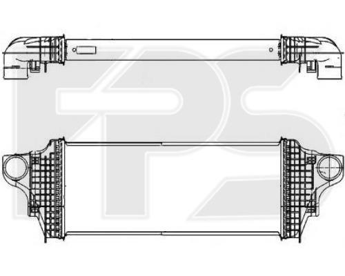 FPS FP 46 T20-X Intercooler, charger FP46T20X