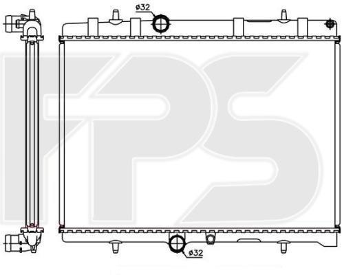 FPS FP 20 A308-P Radiator, engine cooling FP20A308P