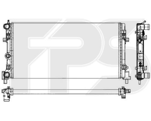 FPS FP 74 A854-P Radiator, engine cooling FP74A854P