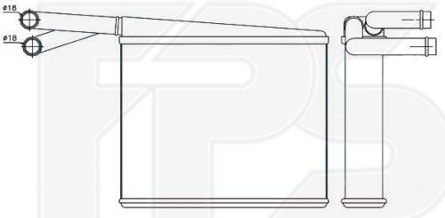 FPS FP 46 N64 Heat exchanger, interior heating FP46N64