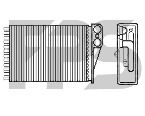 FPS FP 54 N153 Heat exchanger, interior heating FP54N153