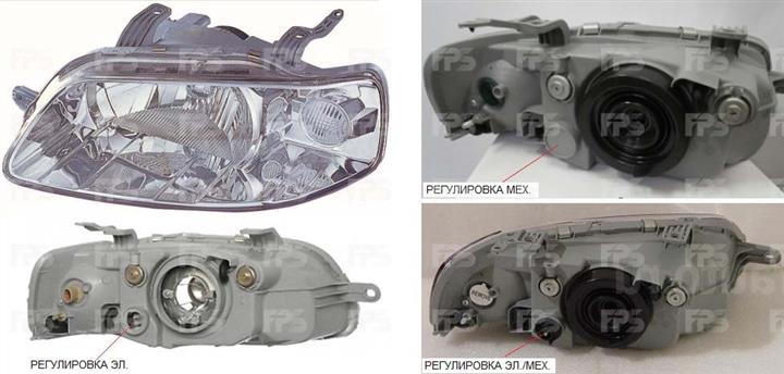 FPS FP 1703 R2-P Headlight right FP1703R2P