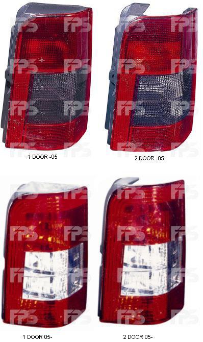 FPS FP 0550 F8-P Tail lamp right FP0550F8P