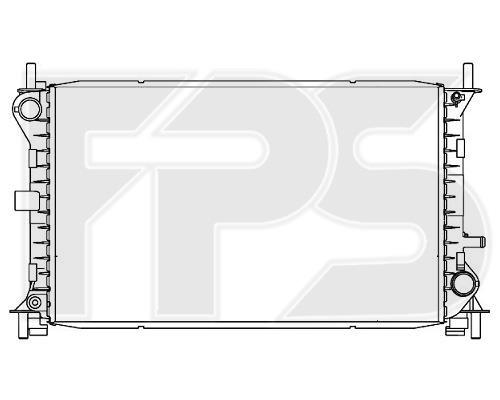 FPS FP 28 A173-P Radiator, engine cooling FP28A173P