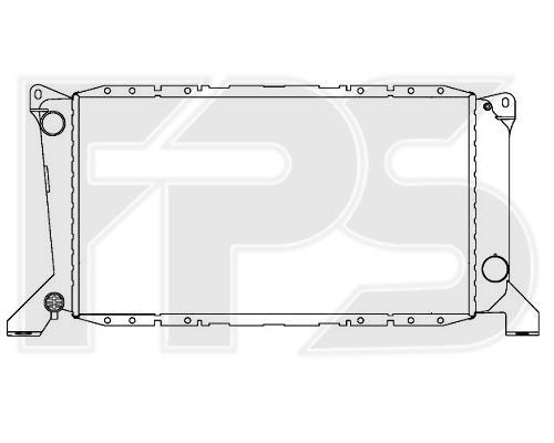 FPS FP 28 A736-X Radiator, engine cooling FP28A736X