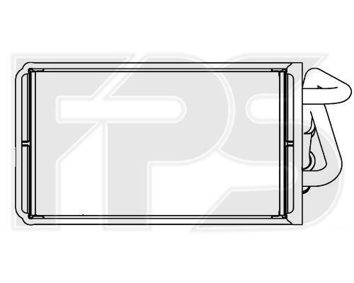 FPS FP 28 N25-X Heat exchanger, interior heating FP28N25X