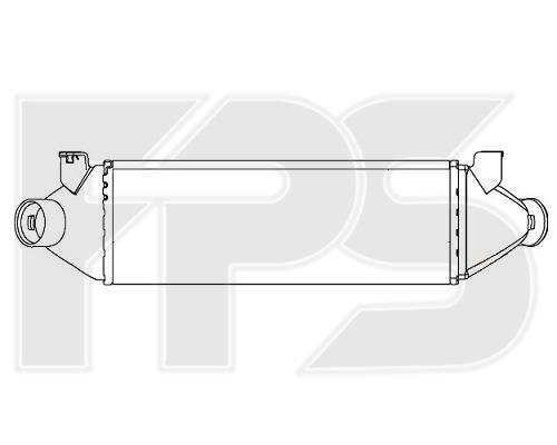 FPS FP 28 T25-X Intercooler, charger FP28T25X