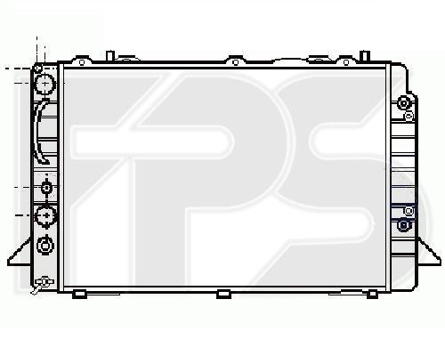 FPS FP 12 A845-X Radiator, engine cooling FP12A845X