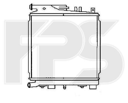 FPS FP 14 A866-X Radiator, engine cooling FP14A866X