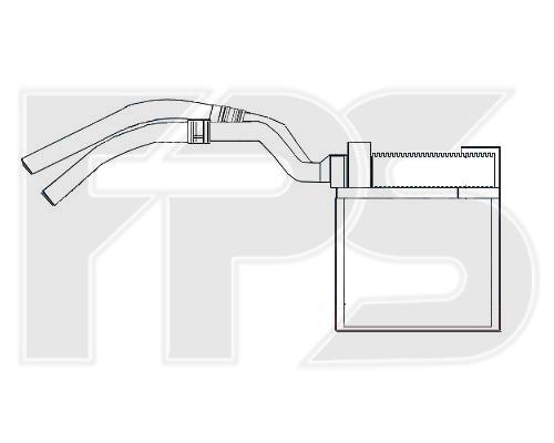 FPS FP 44 N33-X Heat exchanger, interior heating FP44N33X