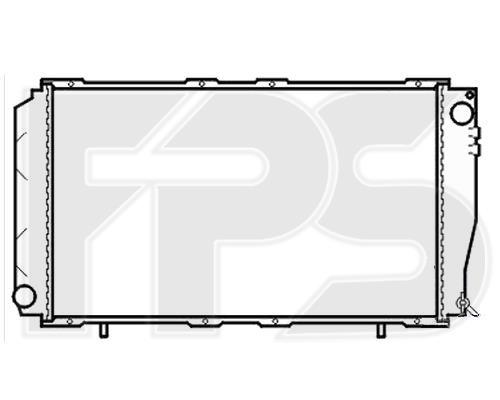 FPS FP 67 A1044-X Radiator, engine cooling FP67A1044X