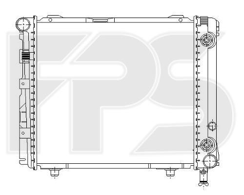 FPS FP 46 A988-X Radiator, engine cooling FP46A988X