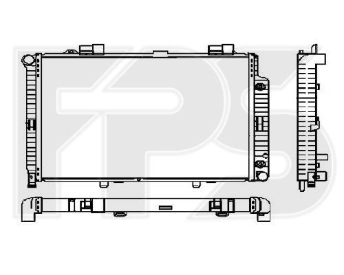 FPS FP 46 A1000-X Radiator, engine cooling FP46A1000X
