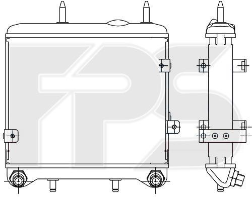 FPS FP 46 B20-X Oil cooler FP46B20X