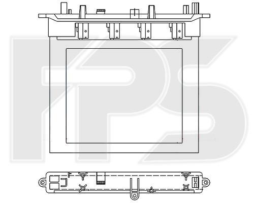 FPS FP 46 N127 Heat exchanger, interior heating FP46N127