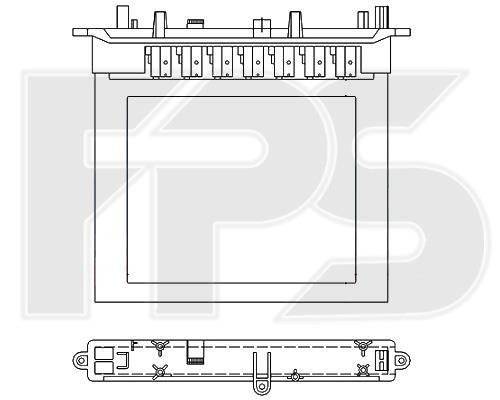 FPS FP 46 N126 Heat exchanger, interior heating FP46N126