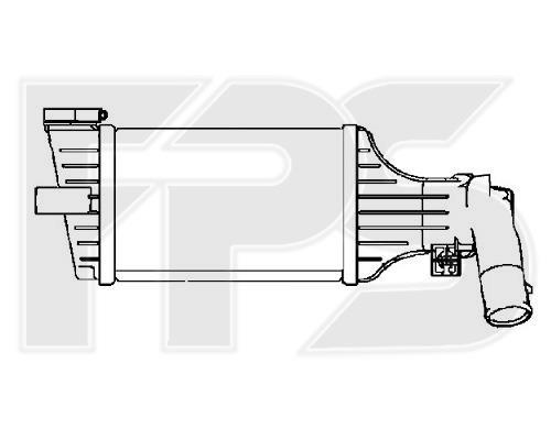FPS FP 52 T97-X Intercooler, charger FP52T97X