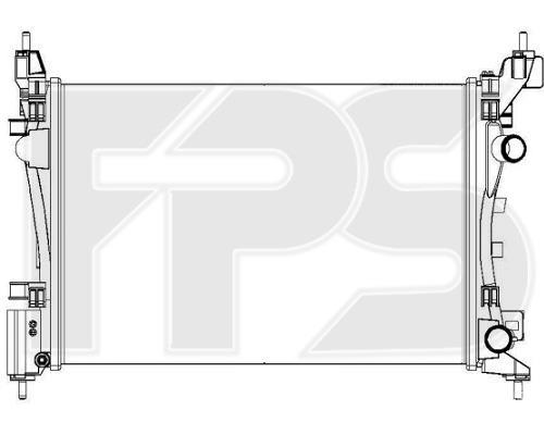 FPS FP 52 A1092-X Radiator, engine cooling FP52A1092X