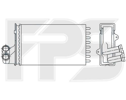 FPS FP 54 N150-X Heat exchanger, interior heating FP54N150X