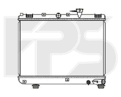 FPS FP 40 A711 Radiator, engine cooling FP40A711