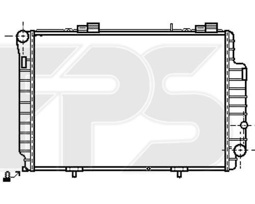 FPS FP 46 A975-X Radiator, engine cooling FP46A975X