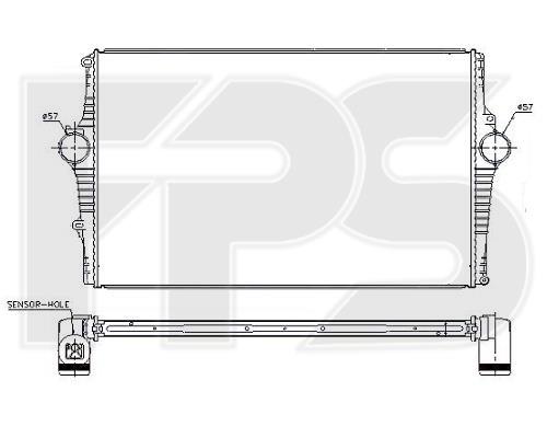 FPS FP 72 T118 Intercooler, charger FP72T118