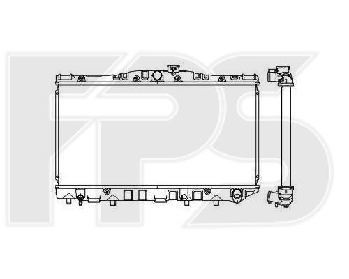 FPS FP 70 A1176-X Radiator, engine cooling FP70A1176X