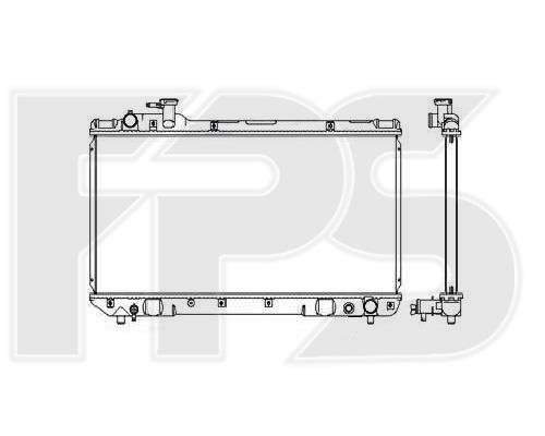 FPS FP 70 A544-X Radiator, engine cooling FP70A544X
