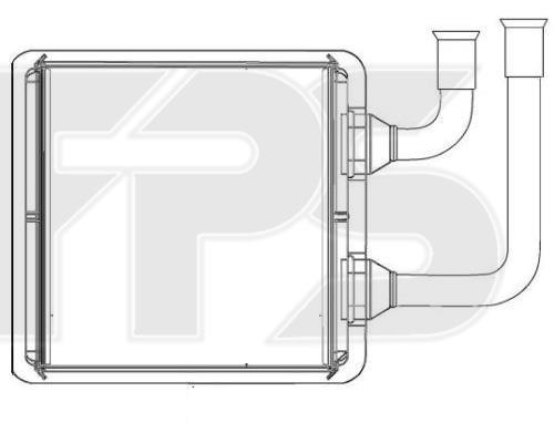 FPS FP 74 N31-X Heat exchanger, interior heating FP74N31X