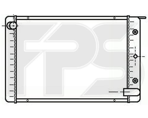 FPS FP 72 A1193-X Radiator, engine cooling FP72A1193X