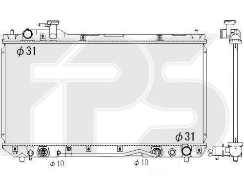 FPS FP 70 A1238-X Radiator, engine cooling FP70A1238X