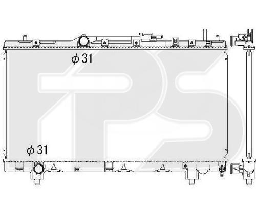 FPS FP 70 A1289-X Radiator, engine cooling FP70A1289X