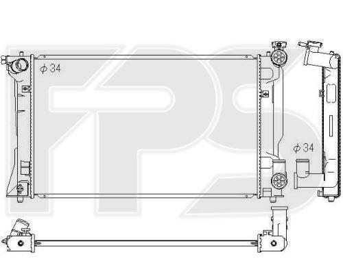 FPS FP 70 A1307 Radiator, engine cooling FP70A1307