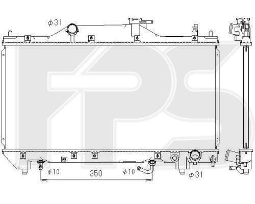 FPS FP 70 A1311-X Radiator, engine cooling FP70A1311X