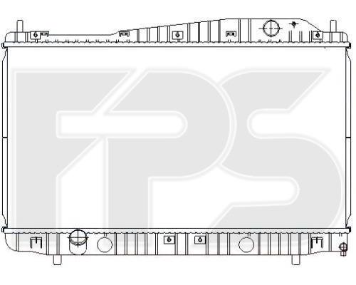 FPS FP 17 A924-X Radiator, engine cooling FP17A924X