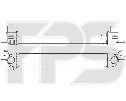 FPS FP 26 T137 Intercooler, charger FP26T137