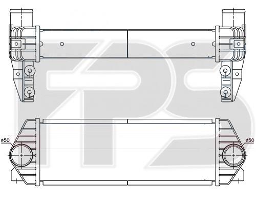 FPS FP 28 T140-X Intercooler, charger FP28T140X