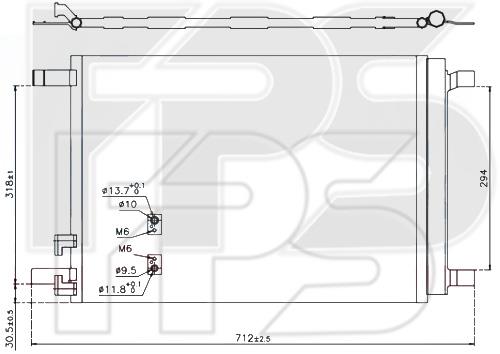 FPS FP 64 K49-X Cooler Module FP64K49X