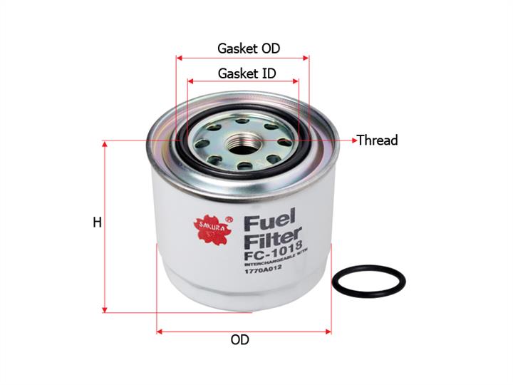 Sakura FC-1018 Fuel filter FC1018