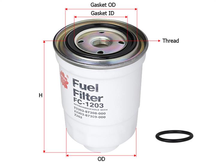 Sakura FC-1203 Fuel filter FC1203