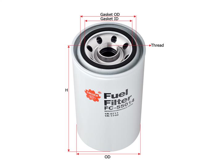 Sakura FC-55014 Fuel filter FC55014
