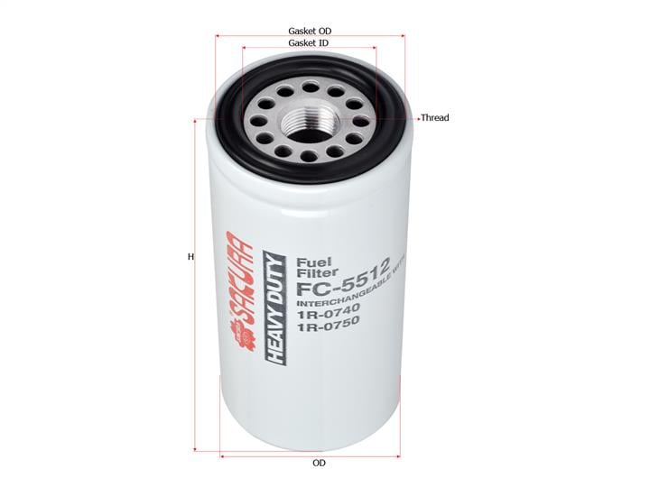 Sakura FC-5512 Fuel filter FC5512
