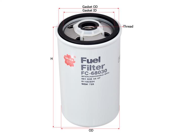 Fuel filter Sakura FC-68030